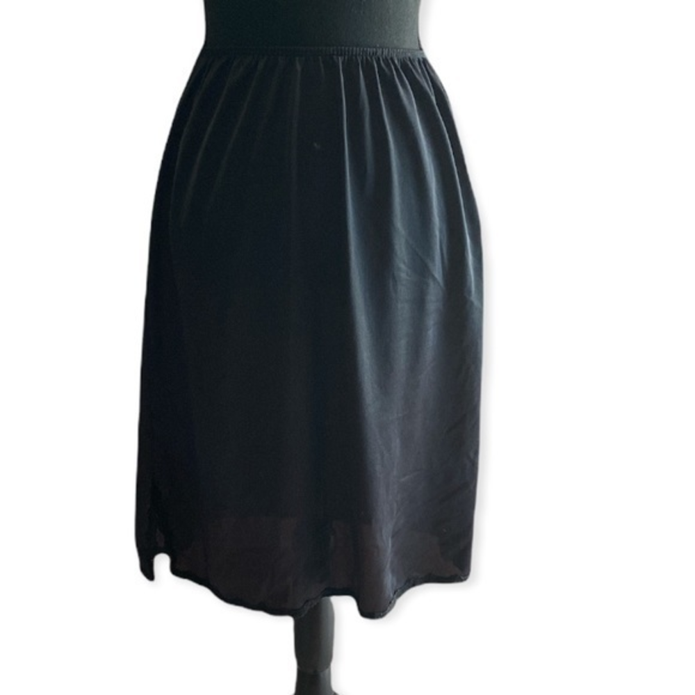 Vintage Dixie Belle Women’s Black Half Slip Size‎ Large Made in USA
